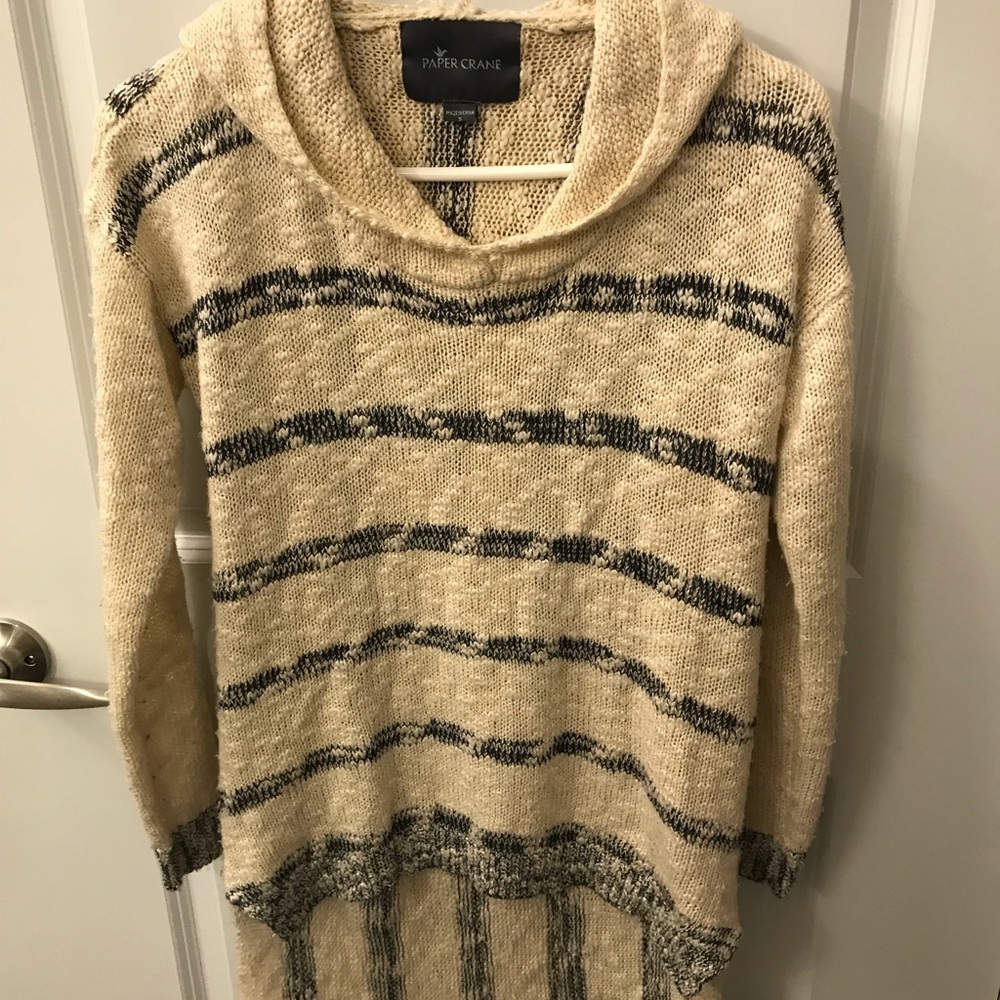 Size small paper crane sweater